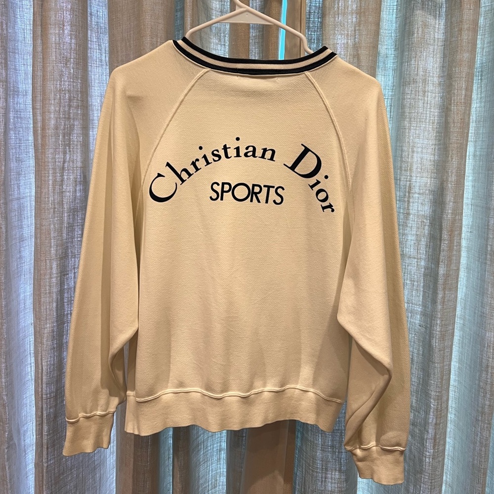 Vintage Christian Dior Sports Varsity Logo Sweatshirt